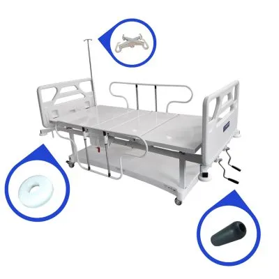 Cama hospitalar com componentes plásticos Fermaplast