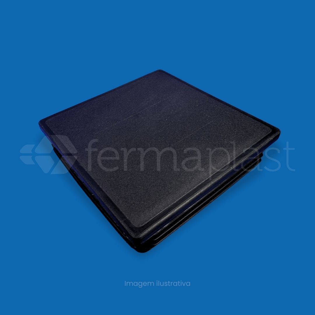 Ponteira Plástica Plástica 100×100 mm Garra Lateral
