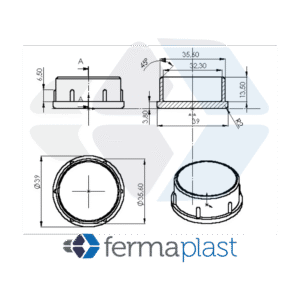 PRODUTO - 10146 Ponteira Plástica 1.1/2" Interna Reta