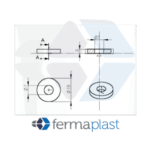 PRODUTO - 60027 Arruela 20x8x2 Mm