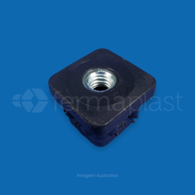 Ponteira 20x20 Interna Reta Ponteira Plástica 20x20 Mm Interna Reta Porca 1/4"