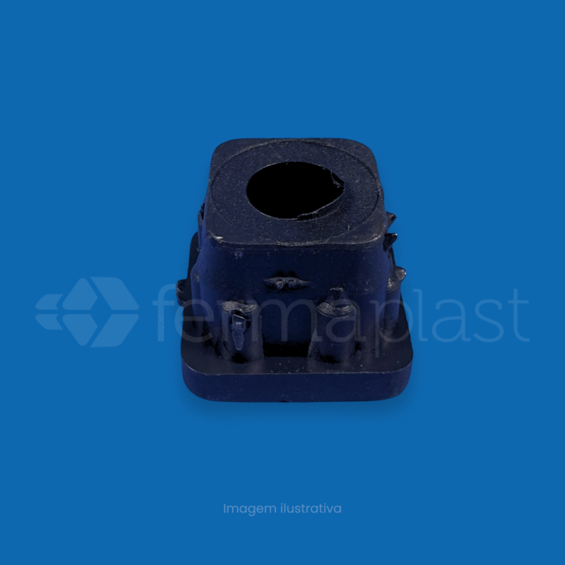Ponteira 20x20 Interna Reta 3 Ponteira Plástica 20x20 Mm Interna Reta Porca 1/4"