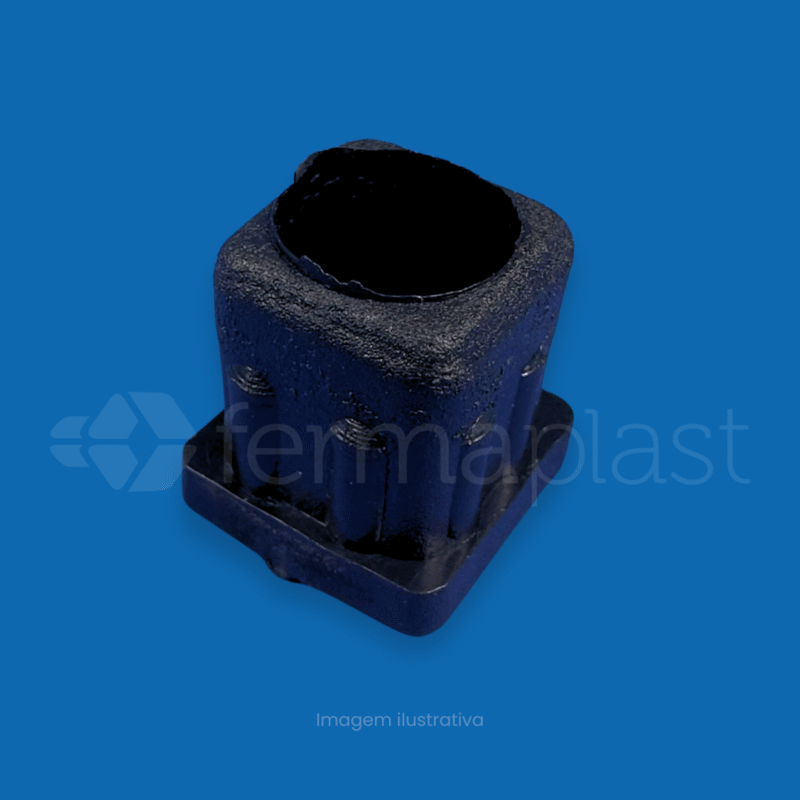 Ponteira Interna Reta 15x15 2 Ponteira Plástica 15x15 Mm Interna Reta