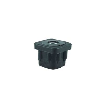 PONTEIRA 20x20 mm INTERNA RETA PORCA 5 16 Ponteira Plástica 20x20 Mm Interna Reta Porca 5/16"