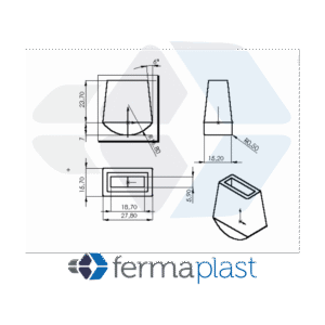PRODUTO - 10170 Ponteira Plástica Externa 1/8"x1/2" Conica