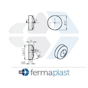 PRODUTO - 20039 Batente P/ Assento Sanitario Pvc