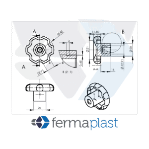PRODUTO - 50052 Manipulo Porca 45x
