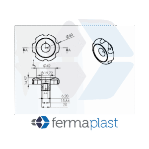 PRODUTO - 50070 Manipulo Porca 60x