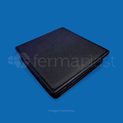 ponteira 100_100 garra lateral Ponteira Plástica Plástica 100x100 mm Garra Lateral