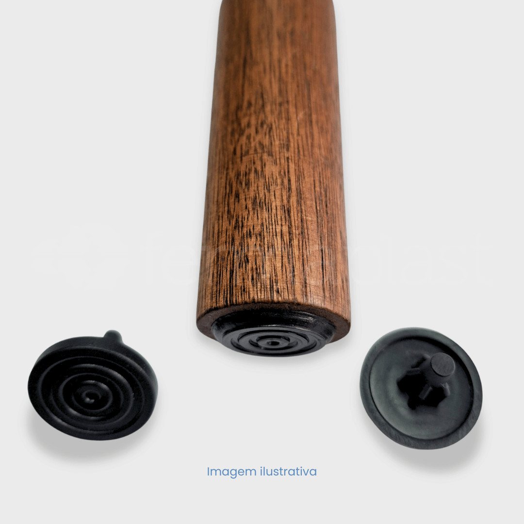 Pezinho Plástico para uso geral 30MM furo 10MM - Imagem 4