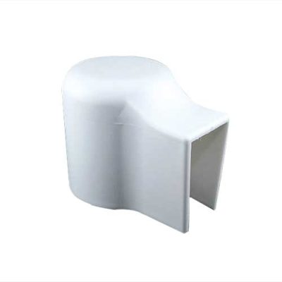 Acabamento Gota 50x30x50 mm de alta resistência para tubos com perfil gota. Garanta proteção, design exclusivo e acabamento impecável para seus móveis com a qualidade Fermaplast. Confira!